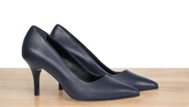 lacivert stiletto ayakkabı modelleri